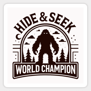 Hide and Seek World Champion Magnet